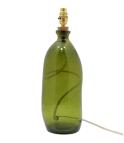 Glass Lamp Bases / Hartland 41cm Recycled Glass Lamp Olive Green