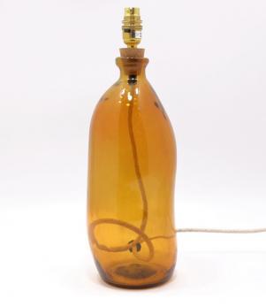 Hartland 41cm Recycled Glass Lamp Amber