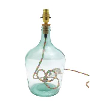 Moreton 36cm Recycled Glass Lamp Natural