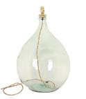Glass Lamp Bases / Branscombe 62cm Recycled Glass Natural Multi Flex