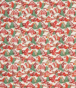 Christmas Homes Fabric