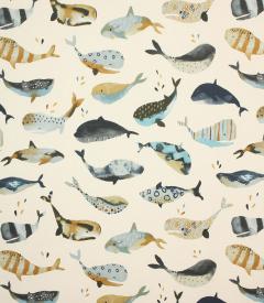 Whale Watching Fabric